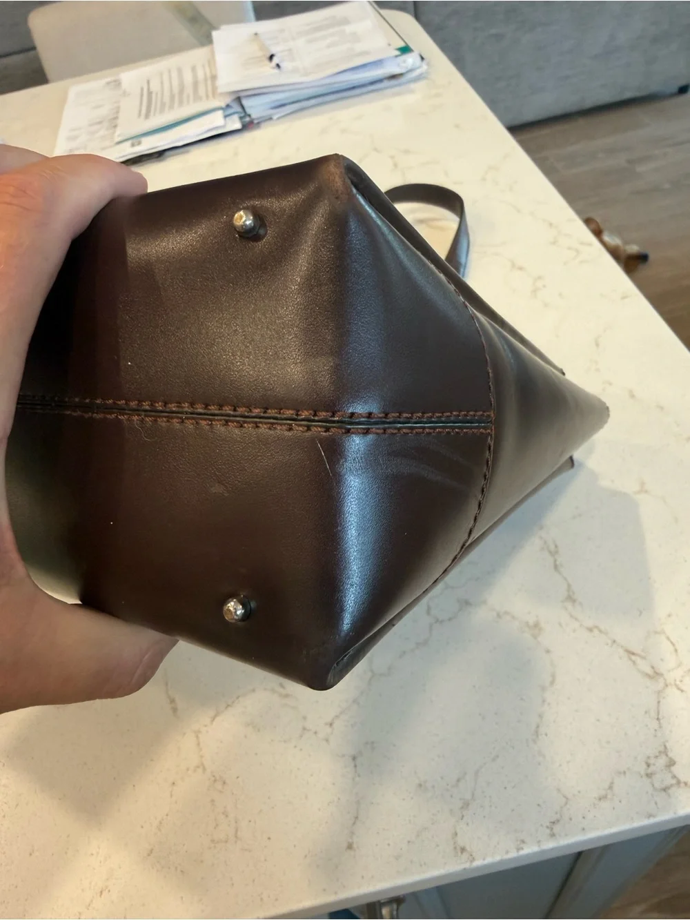 Tod’s Leather Tote Bag - Brown